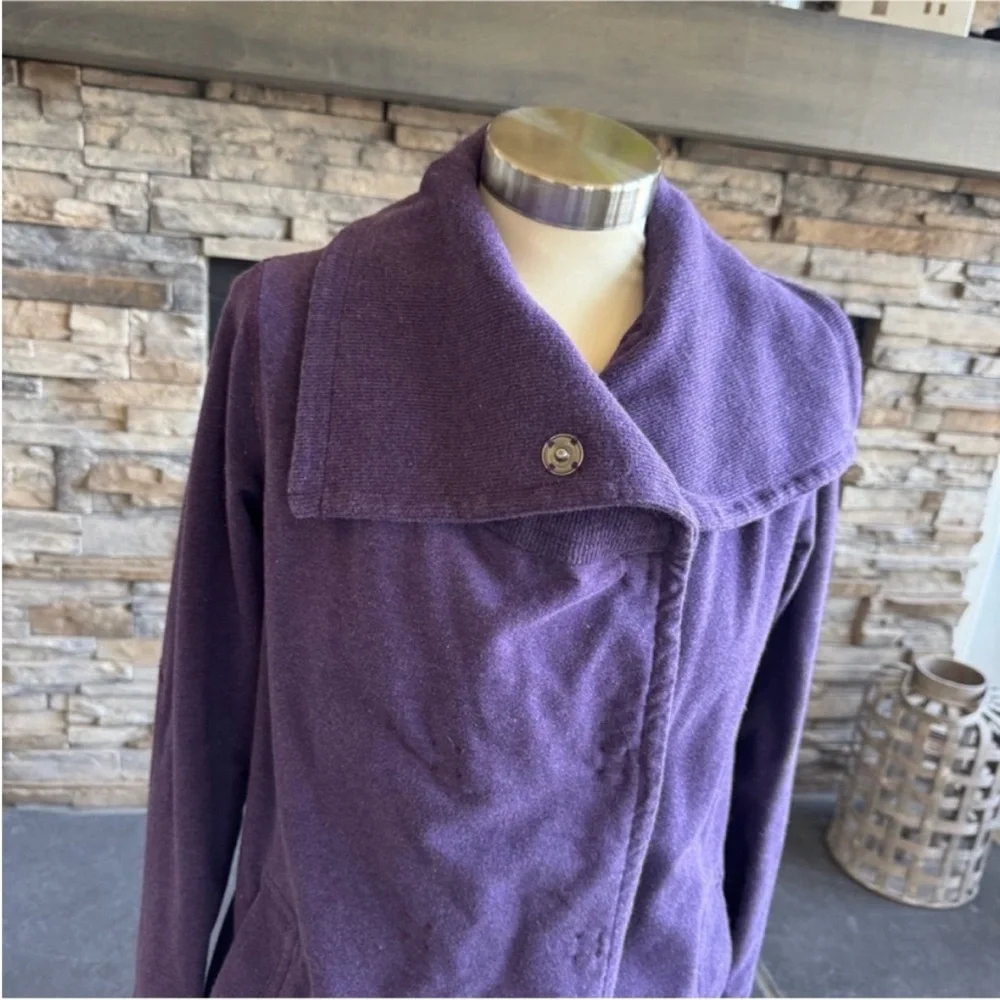 Lululemon Athletica Deep Purple Pea Coat